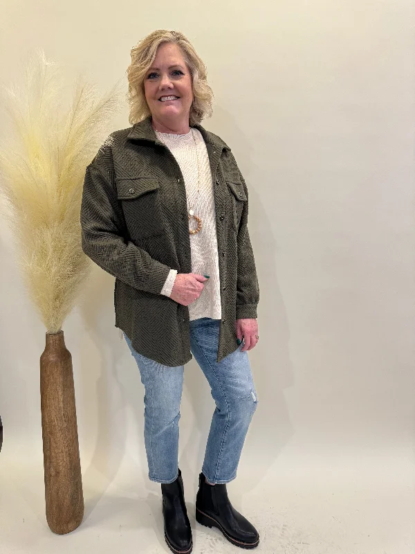 Stylish Women's Garments CHRISTA QUILTED JACKET 2 COLOR OPTIONS