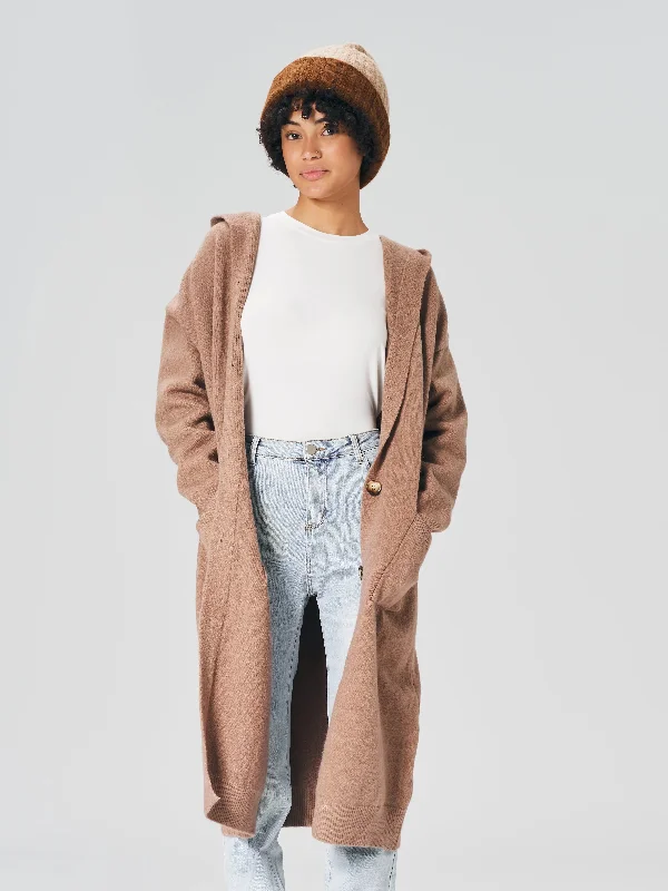 Charming Women's Outfit For Special Occasions F6866 Hooded Coat