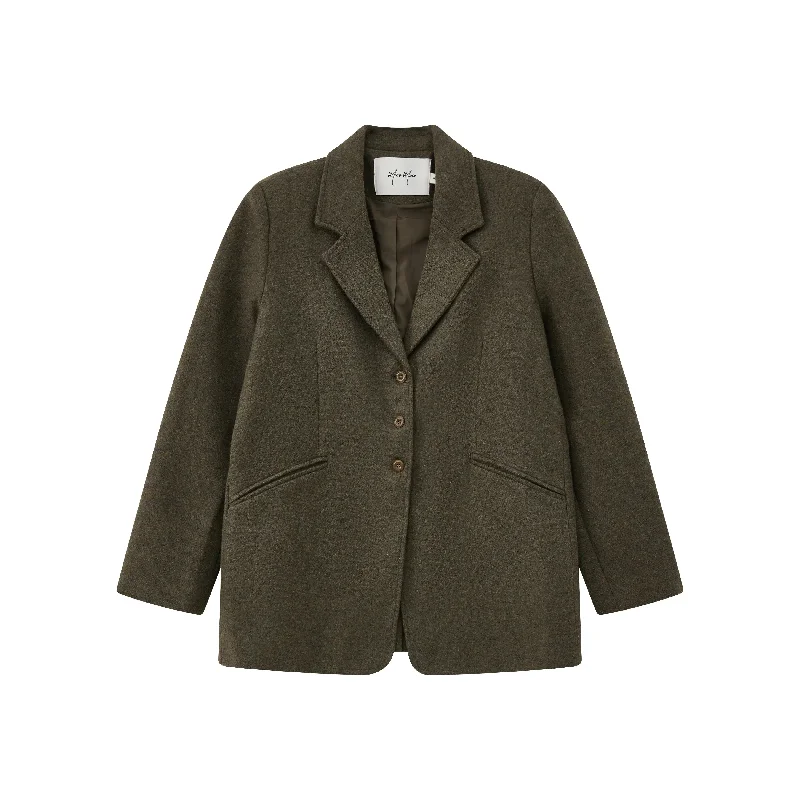Classic Women's Clothing Styles 7774Q Wool Blend Jacket