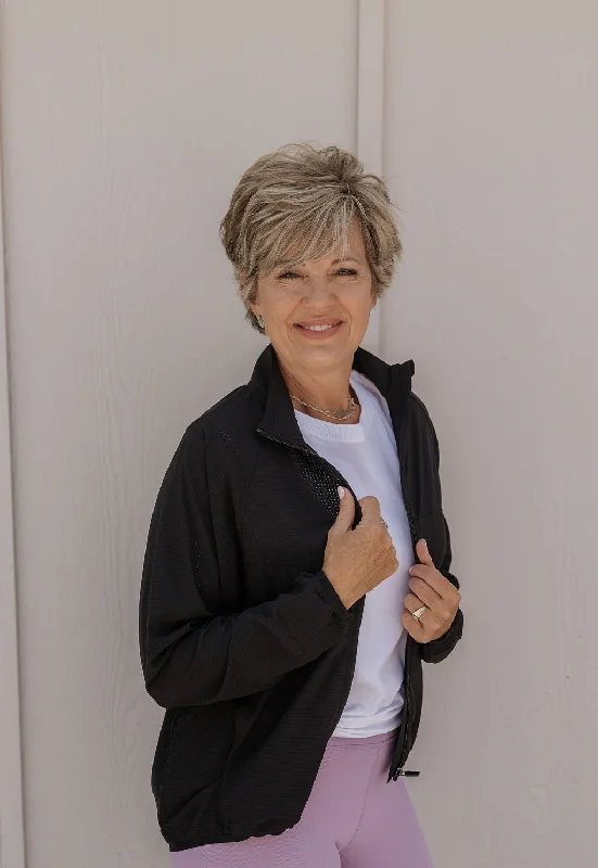 Fashion Clearance Sale – Grab The Best Deals Today DELORIS BLACK RUNNING JACKET