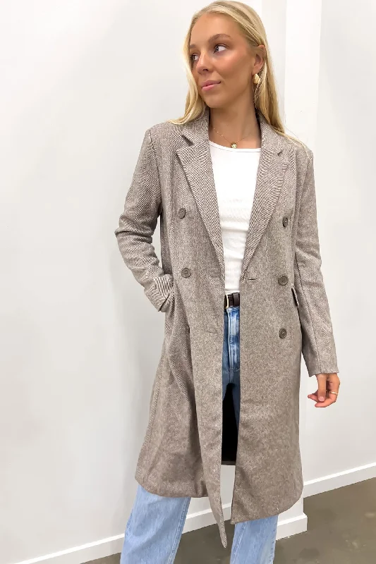 Women's Plus-Size Clothes Waldorf Coat Mocha