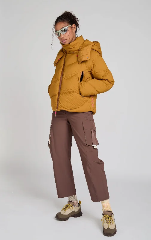 Women's High-Fashion Apparel Powder Puff Down Jacket