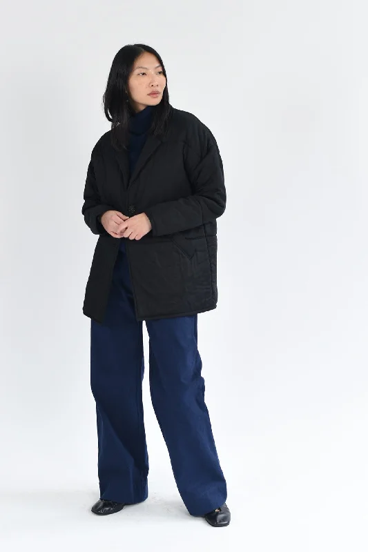 Affordable Trendy Clothes For Women M.PATMOS Haven Quilted Coat - Black