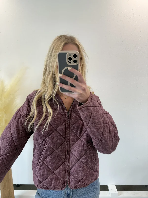 Women's Workout Clothing TAYLER QUILTED JACKET BY IVY & CO