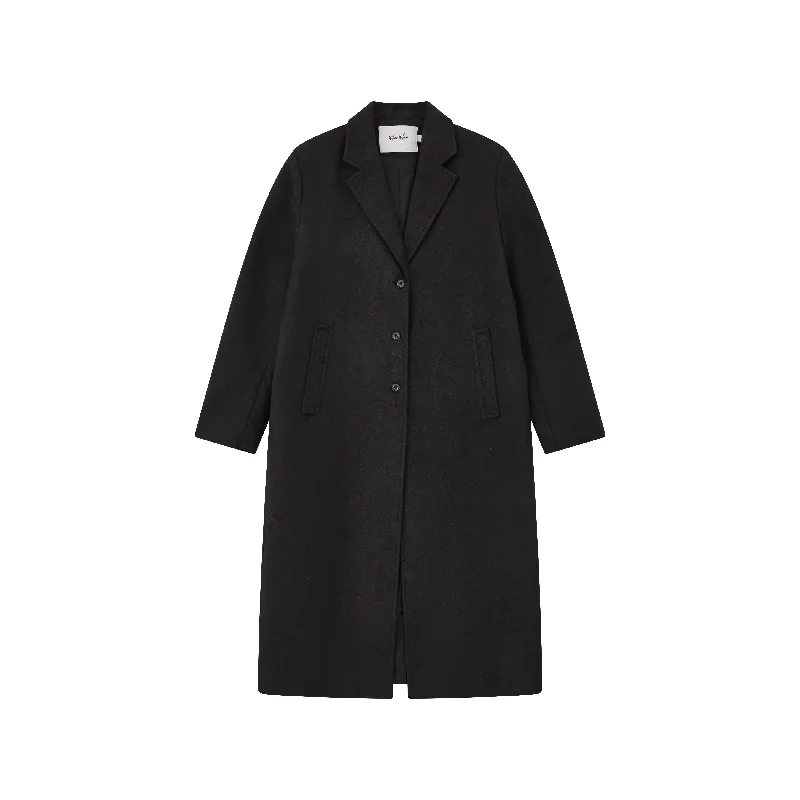 Women's Sporty Clothes 2504Q Essential Classic Long Wool Coat