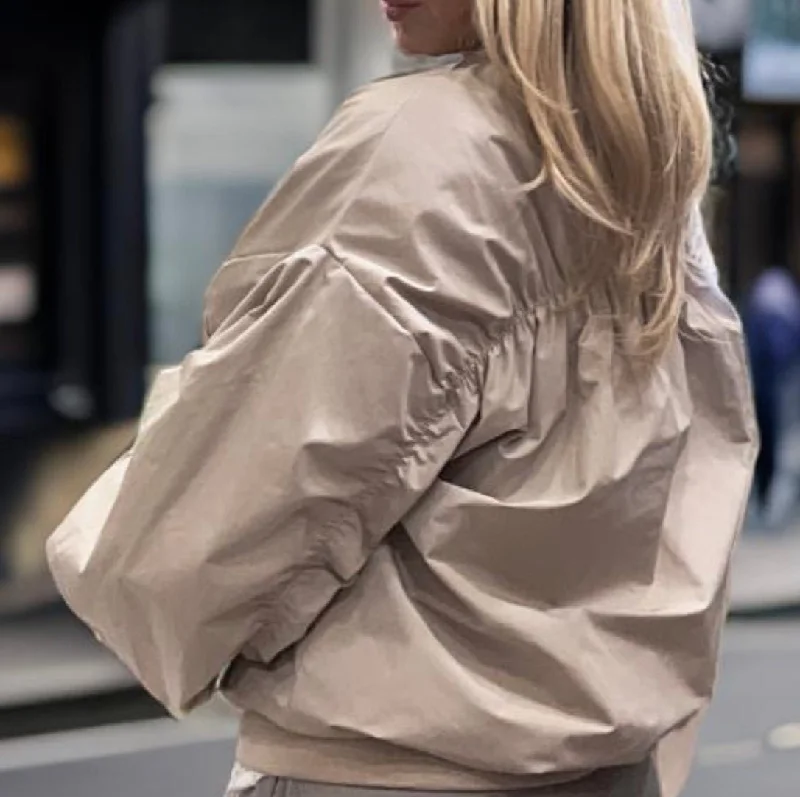 Formal Clothing For Women Ruched bomber jacket