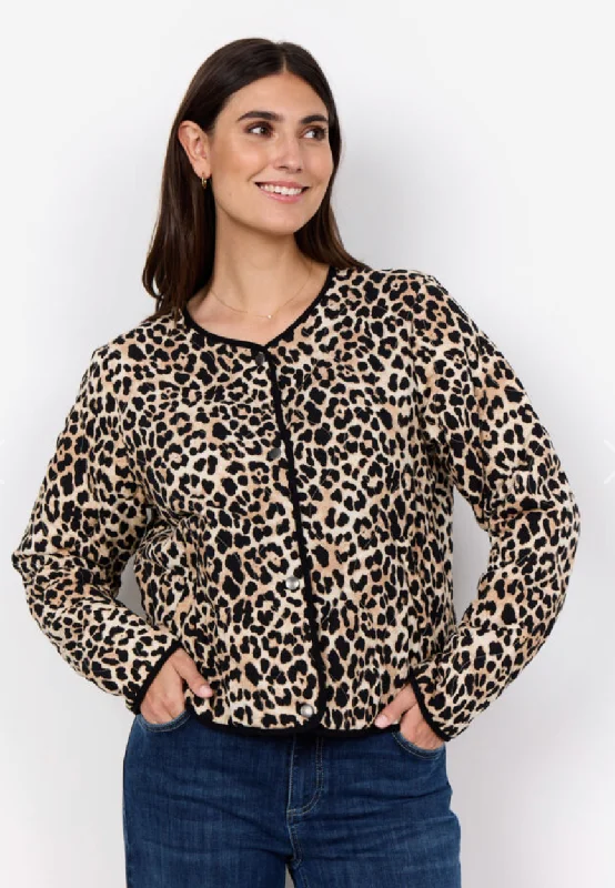 Women's High-Fashion Garments Pietta Jacket - Leopard Print