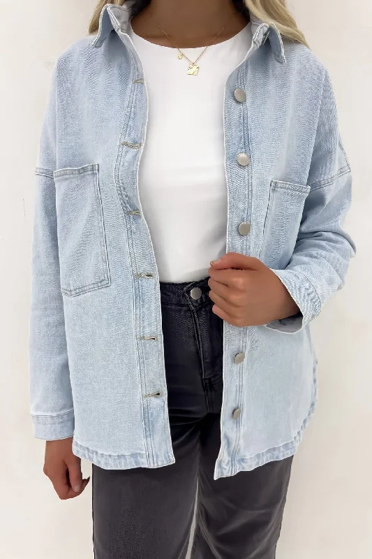 Premium Fashion At Budget-Friendly Prices Jasmine Denim Jacket 96 Bleached Wash