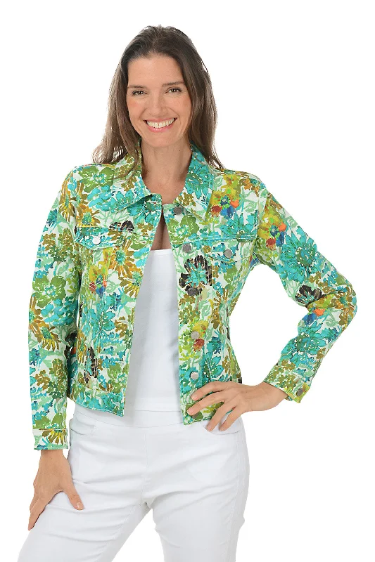 Women's High-End Clothing Summer Garden Denim Jacket