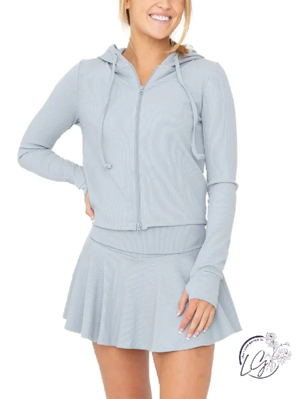 Exclusive Wardrobe Deals – Style Up For Less Relax Ripple Ribbed Zip Up