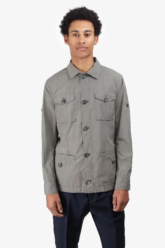 Huge Markdowns On Must-Have Fashion Essentials Brunello Cucinelli Green Khaki Utility Jacket Size 46 Mens