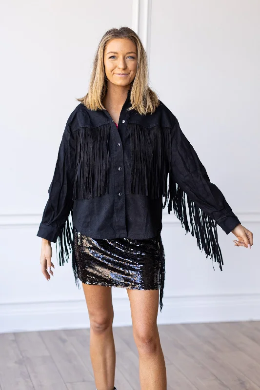 Women's Stylish Casual Garments Fringe With Benefits