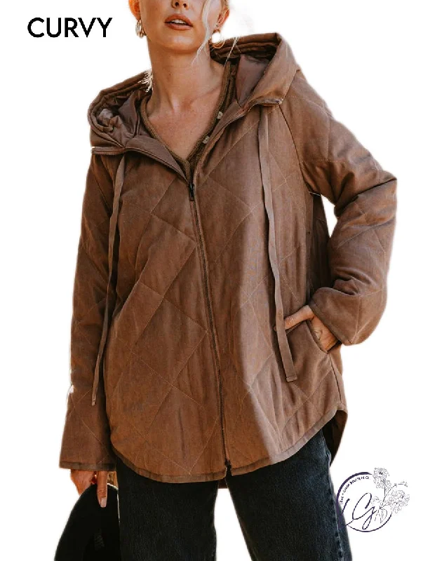 Timeless Women's Garments Curvy In The Mirror Hoodie Jacket