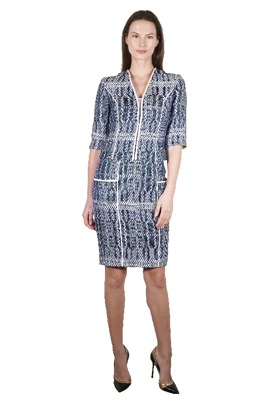 Fashionable Women's Outfit Kannas Couture Lined Tweed Jacket and Skirt Set (Limited Edition)