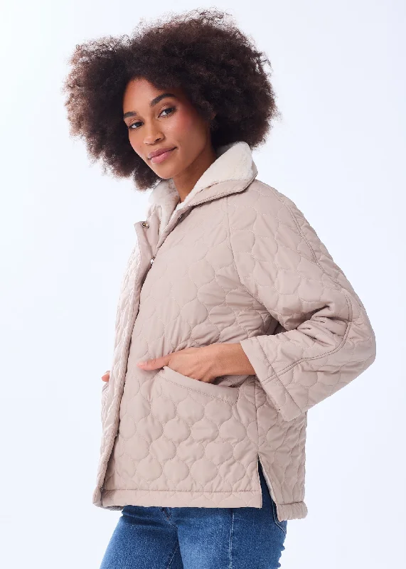 Affordable Women's Garments The Quilted Car Coat