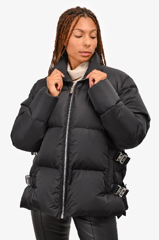 Women's Comfortable Apparel Givenchy Black 4G Buckle Puffer Jacket Size 52 Mens