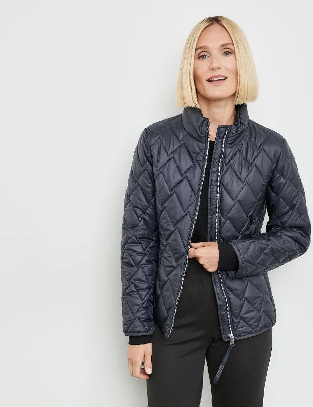 Women's Trendy Activewear Apparel Quilted Jacket