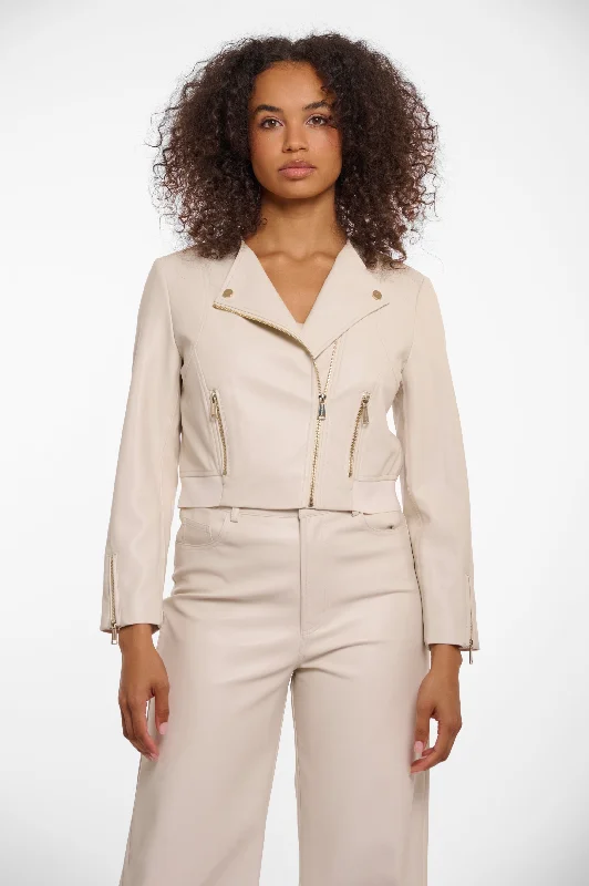 Women's Relaxed Outfit Lonneke Bomber Jacket - Ivory
