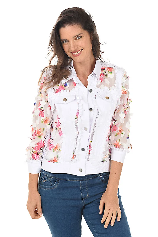 Limited-Time Fashion Sale – Shop Your Favorite Styles Now Flower Petal Sheer Distressed Denim Jacket Limited-Time Fashion Sale – Shop Your Favorite Styles Now Flower Petal Sheer Distressed Denim Jacket
