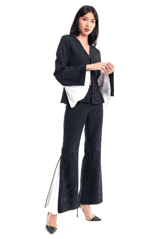 Affordable Luxury Women's Apparel Jodi Pinstripe Jacket