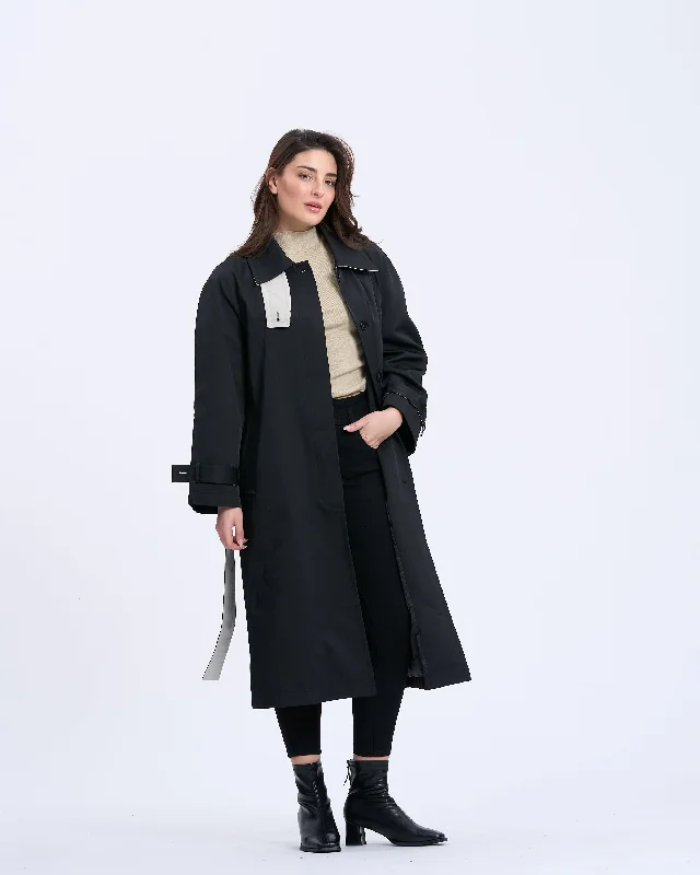 Women's Chic Apparel 15856 Classic Trench Coat
