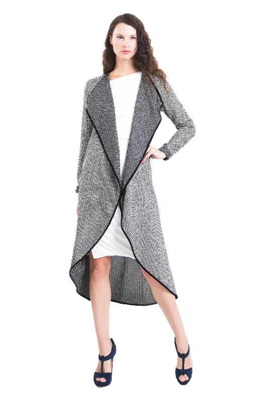 Comfortable Women's Clothes Adara Two-toned Maxi Wrap Jacket