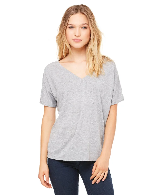 Women's Clothes For Work Bella + Canvas Ladies' Slouchy V-Neck T-Shirt: Relaxed Style and Comfort