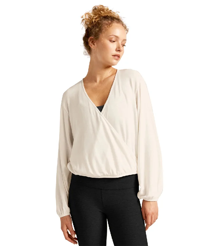 Current Trends Beyond Yoga Wrapped Up Pullover