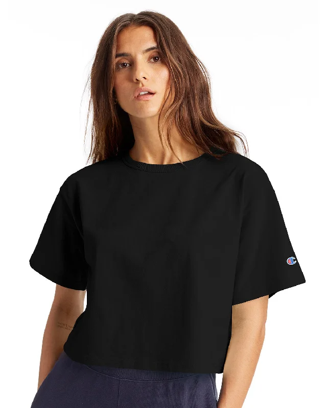 Women's Clothing For Work Champion Essential: The Ladies' Cropped Heritage T-Shirt