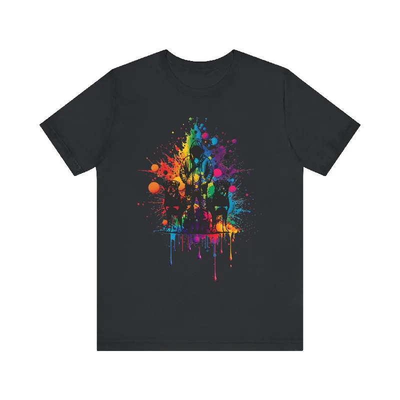 Limited Time Offer Colorful Paint Splatter T-Shirt