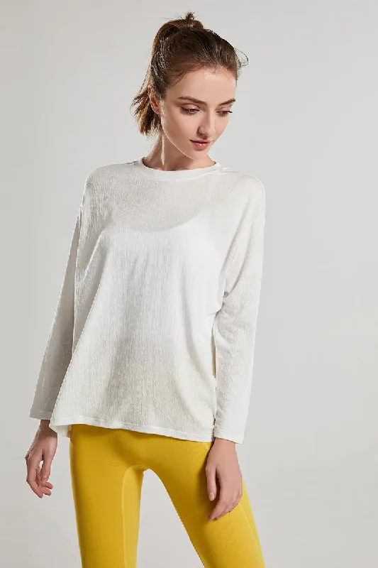 Women's Online Clothing Boutique Crew Neck Long Sleeve T-Shirts