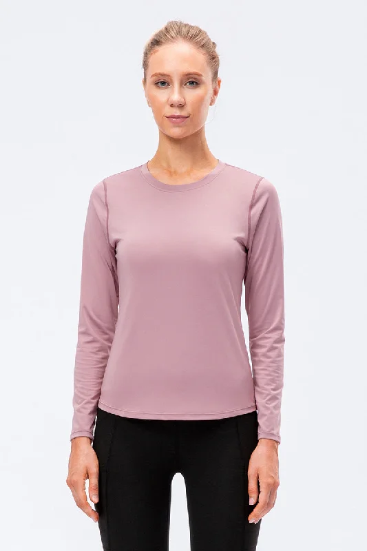 Plus Size Women's Fashion and Clothing Crew Neck Long Sleeve T-Shirt
