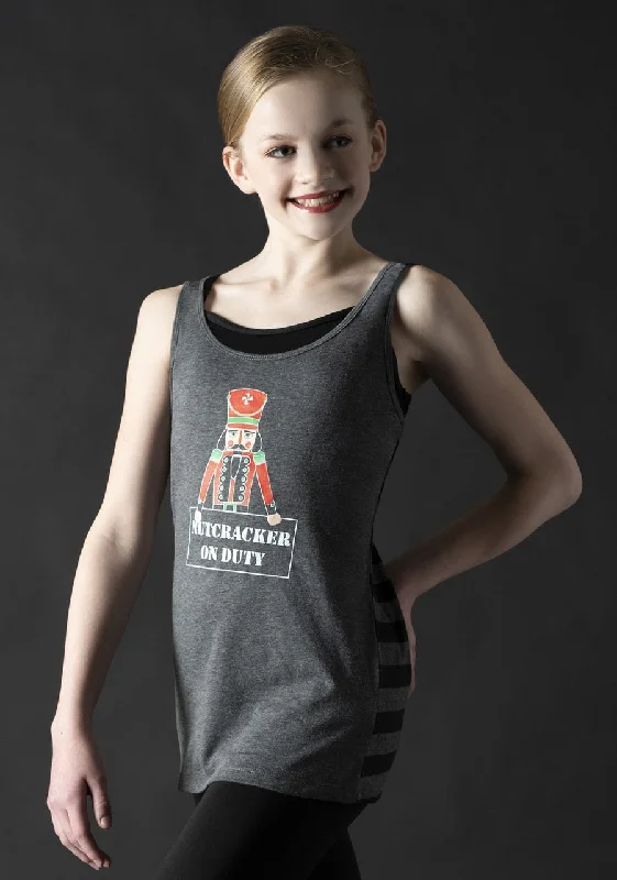 Sophisticated Fashion Kid's Nutcracker on Duty Tank
