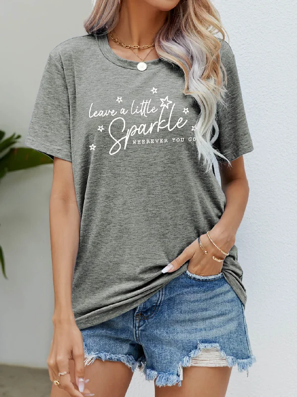 Trend Setting Wardrobe LEAVE A LITTLE SPARKLE WHEREVER YOU GO Tee Shirt