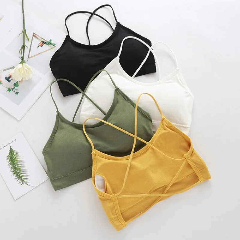 Women's Loungewear Clothes Low Impact Spaghetti Strap Sports Bra