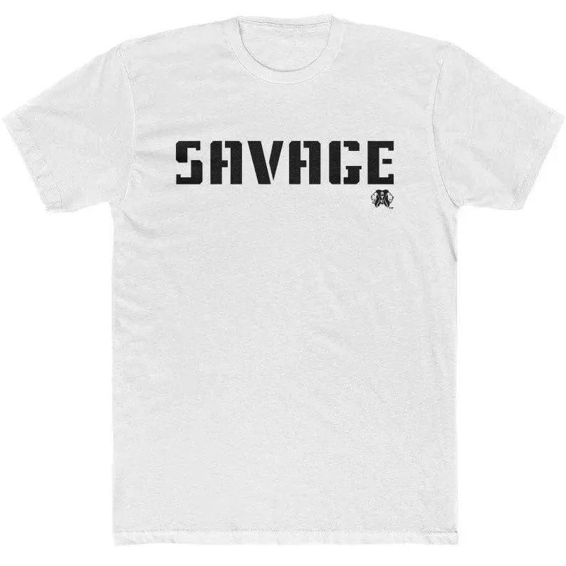 Gift Ideas SAVAGE KING- Men's Cotton Crew Tee