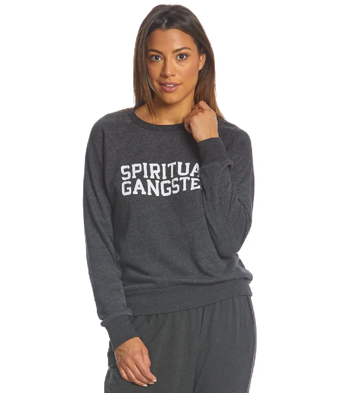Women's Clothing Stores Spiritual Gangster SG Varsity Old School Pullover