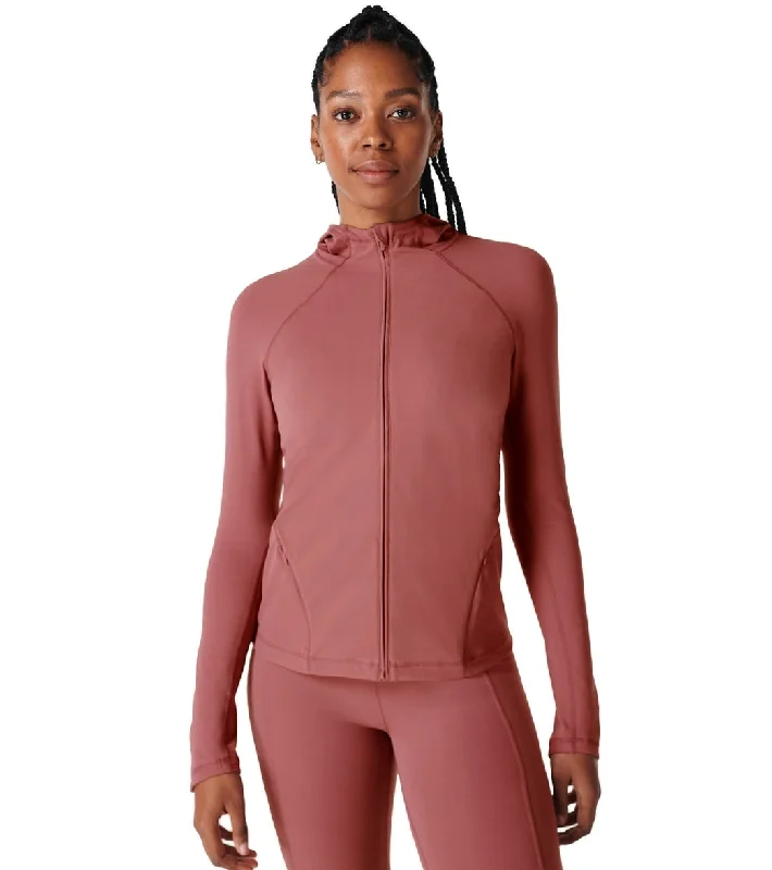 Bundle Offer Sweaty Betty Super Soft Workout Zip Through Hoodie Plum Pink
