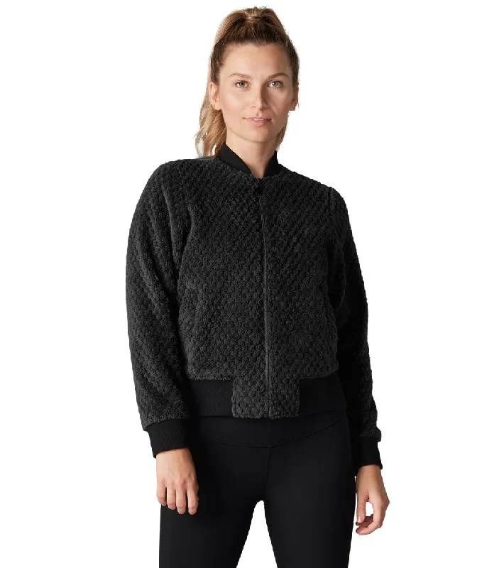 Special Offers Tavi Cozy Bomber Jacket Ebony