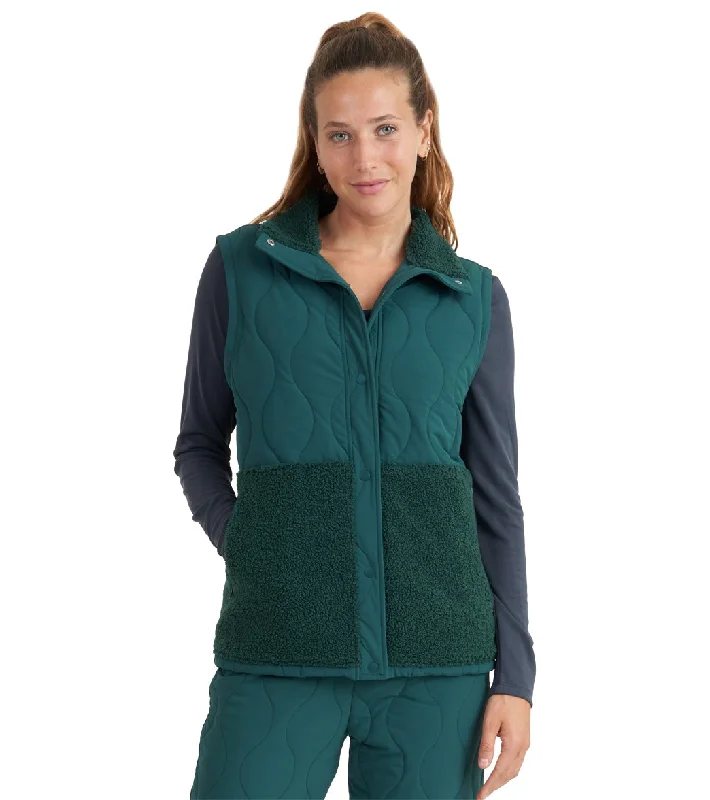 Fashion Forward Femininity Thrive Societe Teddy Quilted Vest