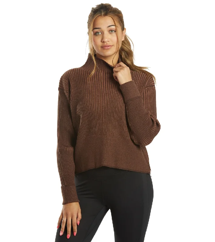Online Shopping Boutiques Varley Hagen Sweater Chocolate Plum/ Nutmeg