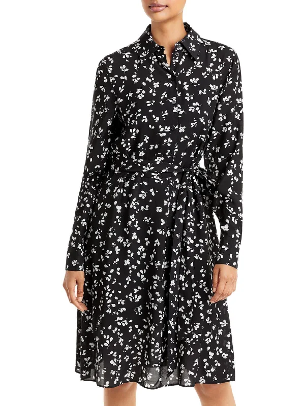 Women's Loungewear Clothes Devitta Womens Floral Long Sleeve Shirtdress