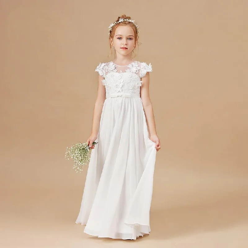 Modern Women's Clothes Flower Girl Pageant Elegant Dress