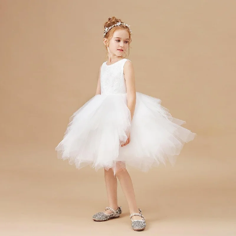 Formal Clothing For Women Flower Girls Lace Princess Party Dress