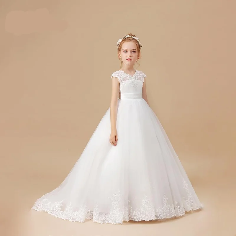 Women's Elegant Clothing Sets Girls Sleeveless Princess Party Dresses