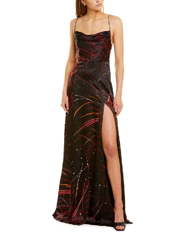 Women's Evening Clothing Retrofete Gracie Silk-Blend Maxi Dress