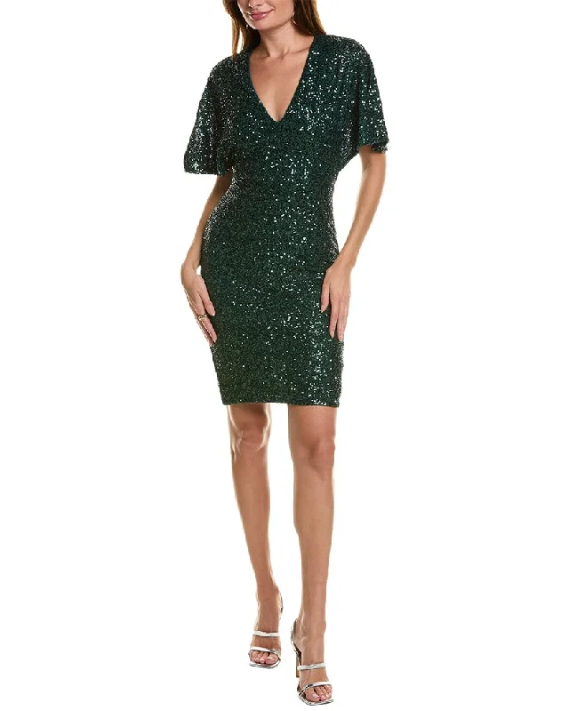 Timeless Women's Clothes Taylor Sequin Mesh Embellished Mini Dress