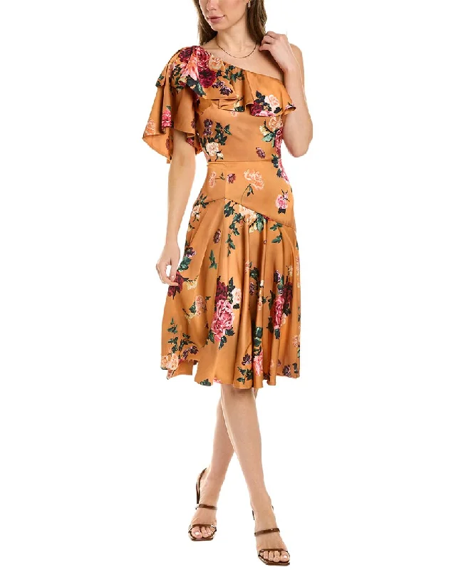 Comfortable Lounge Clothing Theia Elora Printed Cocktail Dress