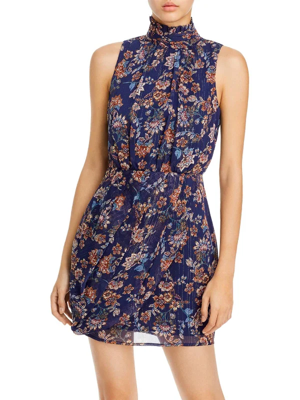 Women's Clothing With Trendy Designs Womens Floral Print Short Mini Dress