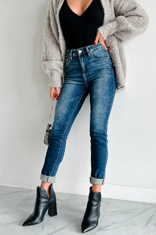 Clothes Of Woman Acacia High Rise Non-Distressed Risen Skinny Jeans (Dark)
